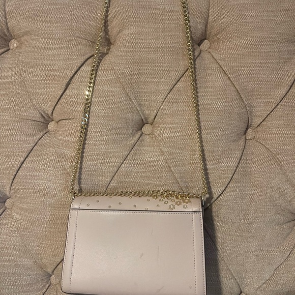 Michael Kors Pink Floral Embellished Crossbody Bag - Picture 4 of 8